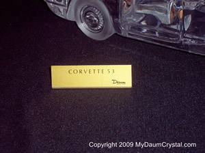 Corvette Standard Nameplate